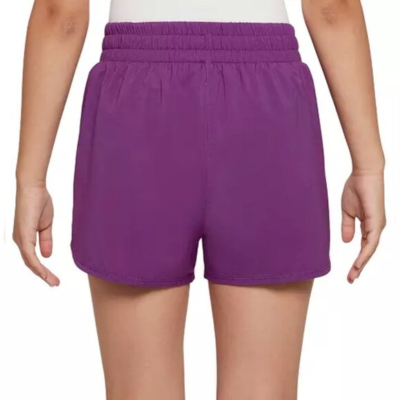 NWT Nike Girls Purple Dri-FIT One High-Waisted Woven Loose Fit Training … - Picture 2 of 8